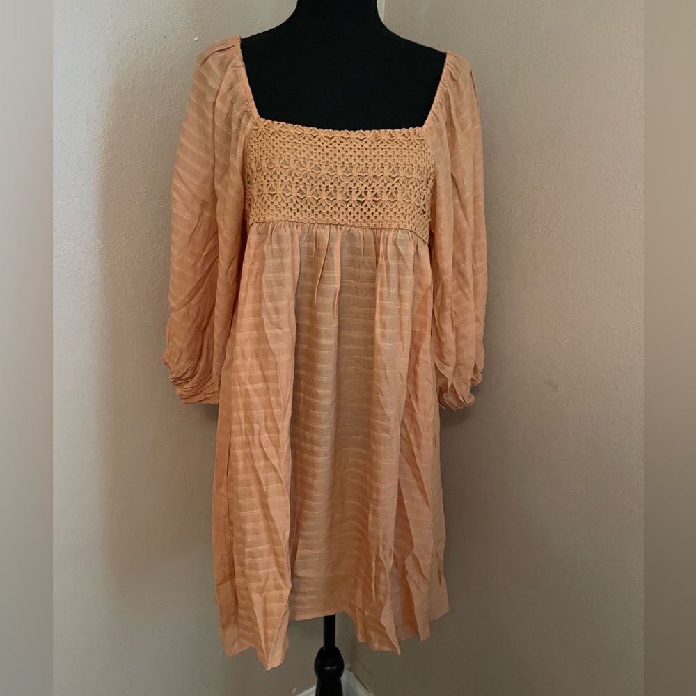 Gee Gee Long Sleeve Babydoll Dress
